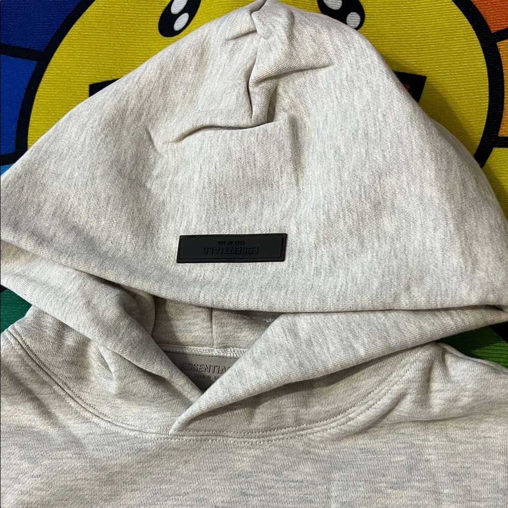 Fear of God ESSENTIALS Light Oatmeal Hoodie - Picture 7 of 15